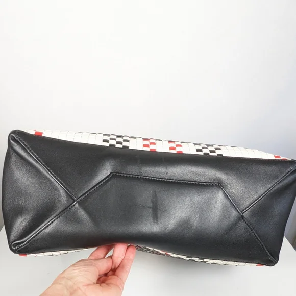 Rare Céline Woven leather tote large Firm - Picture 8 of 16